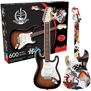 cover for Fender Guitar Shape Jigsaw Puzzle