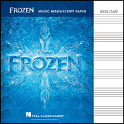 cover for Frozen - Music Manuscript Paper