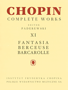 cover for Fantasia, Berceuse, Barcarolle
