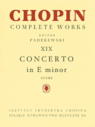 cover for Piano Concerto in E Minor Op. 11