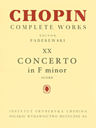 cover for Piano Concerto in F Minor Op. 21