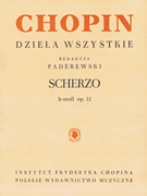 cover for Scherzo in B Flat Minor for Piano