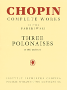 cover for Three Polonaises of 1817 and 1821 for Piano