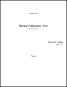 cover for Norma's Variations for Violin and Piano
