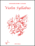 cover for Violin Syllabus Conservatory Canada