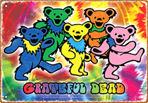 cover for Grateful Dead - Bears - Tin Sign