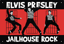 cover for Elvis - Jailhouse - Tin Sign