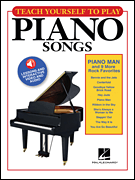 cover for Teach Yourself to Play Piano Songs: Piano Man & 9 More Rock Favorites