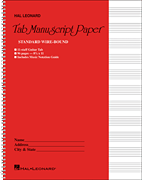 cover for Guitar Tablature Manuscript Paper - Wire-Bound
