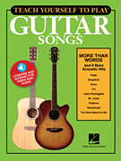 cover for Teach Yourself to Play Guitar Songs: More Than Words & 9 More Acoustic Hits