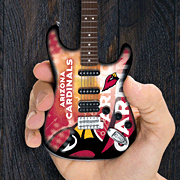 cover for Arizona Cardinals 10 Collectible Mini Guitar