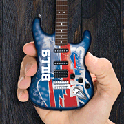 cover for Buffalo Bills 10 Collectible Mini Guitar