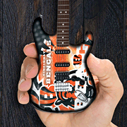 cover for Cincinnati Bengals 10 Collectible Mini Guitar