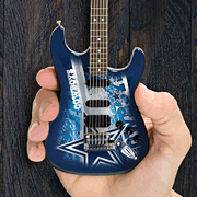 cover for Dallas Cowboys 10 Collectible Mini Guitar