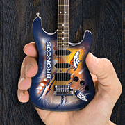 cover for Denver Broncos 10 Collectible Mini Guitar