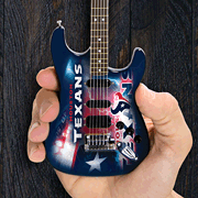 cover for Houston Texans 10 Collectible Mini Guitar