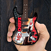 cover for Kansas City Chiefs 10 Collectible Mini Guitar