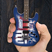cover for New York Giants 10 Collectible Mini Guitar