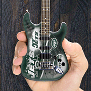 cover for New York Jets 10 Collectible Mini Guitar