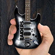 cover for Oakland Raiders 10 Collectible Mini Guitar