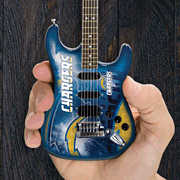cover for San Diego Chargers 10 Collectible Mini Guitar