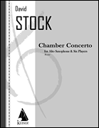 cover for Chamber Concerto for Saxophone and Six Players - Full Score
