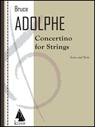 cover for Concertino for Strings - Score and Parts