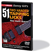 cover for 51 Two Handed Tapping Licks You Must Learn