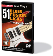 cover for 51 Blues Fusion Licks