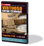 cover for Virtuoso Guitar Techniques, Caprice #16