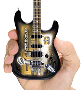 cover for Super Bowl 50 10 Collectible Mini Guitar