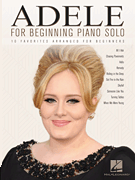 cover for Adele for Beginning Piano Solo