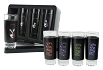 cover for Kiss: Solo Albums - 4-Piece Shot Glass Set