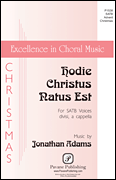 cover for Hodie Christus Natus Est