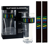 cover for Nirvana 2-Pack Slap Band Pint Size Glassware - Multi Color Logo
