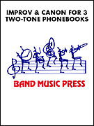 cover for Improvisation and Canon for Three Two-tone Phonebooks