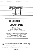 cover for Durme, Durme (Sleep, Sleep)