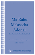 cover for Ma Rabu Ma'asecha Adonai