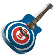 cover for Chicago Cubs Acoustic Guitar