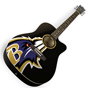 cover for Baltimore Ravens Acoustic Guitar