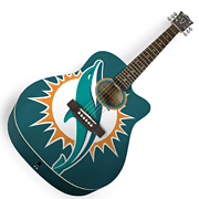 cover for Miami Dolphins Acoustic Guitar
