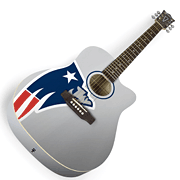 cover for New England Patriots Acoustic Guitar