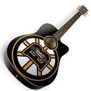 cover for Boston Bruins Acoustic Guitar