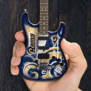cover for Los Angeles Rams 10 Collectible Mini Guitar