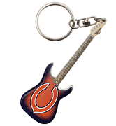 cover for Chicago Bears Electric Guitar Keychain