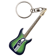 cover for Seattle Seahawks Electric Guitar Keychain