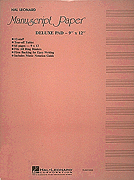 cover for Manuscript Paper (Deluxe Pad) (Taupe Cover)