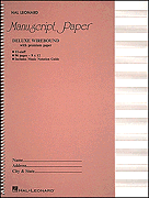 cover for Deluxe Wirebound Premium Manuscript Paper (Pink Cover)