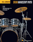 cover for Hal Leonard Drum Manuscript Paper