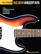 cover for Hal Leonard Bass Guitar Manuscript Paper
